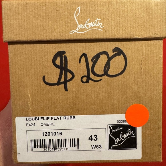 Christian Louboutin Black Flip Flops - Picture 2 of 7